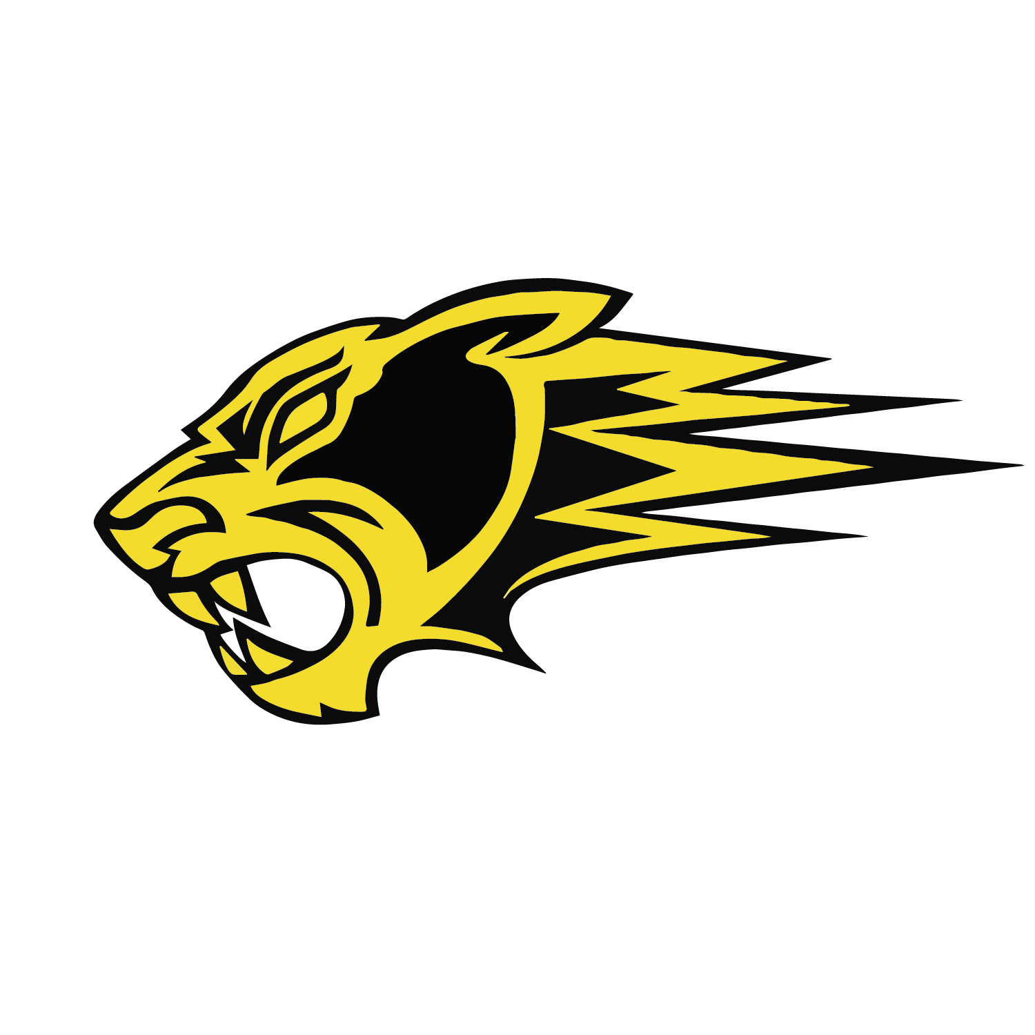 Traughber Panther yellow and black logo